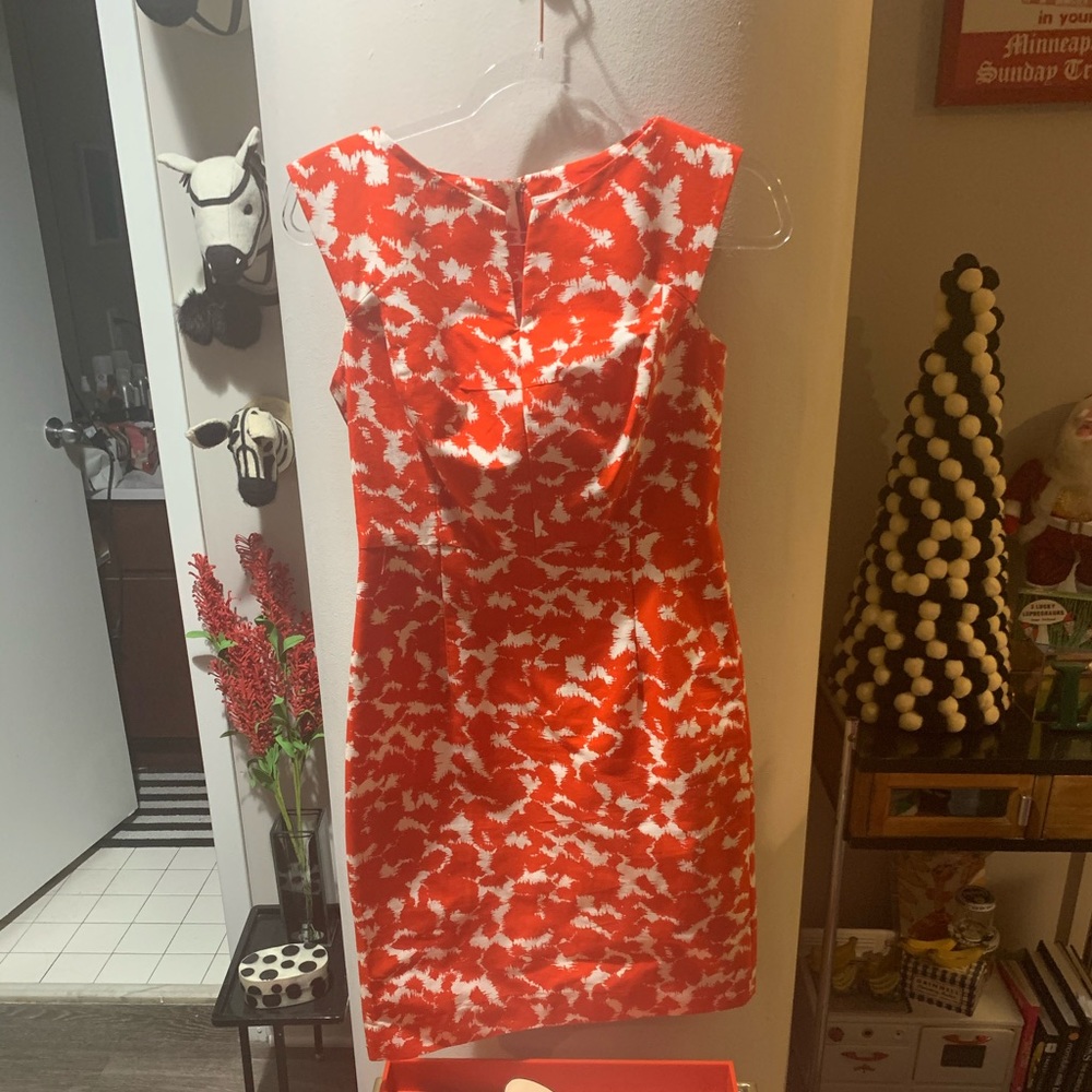 Milly red/white dress Sz 4
